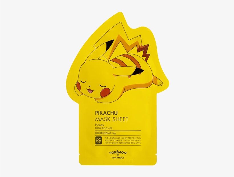 Tony Moly Pokemon Pikachu Sheet Mask Honey Moisturising - Tonymoly Pikachu Mask Sheet, transparent png #566699