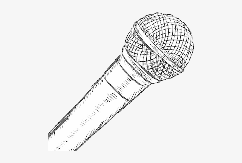 The Speaker - Desenho De Um Microfone, transparent png #567046