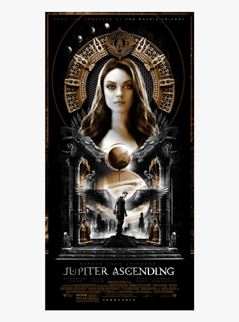 Jupiter Ascending Official Movie Site Trailer, Film - Lilith And Lucifer Art, transparent png #567394