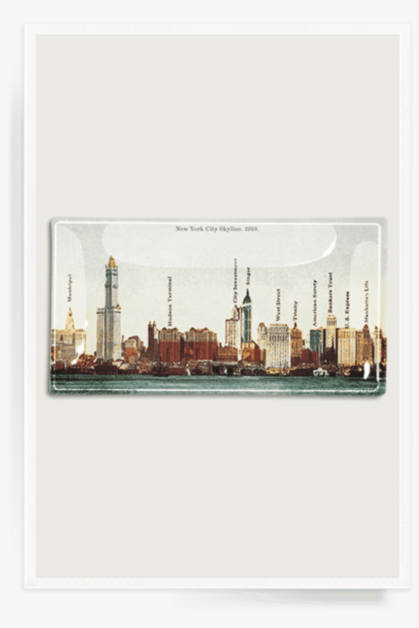 Ben's Garden - Ben's Garden 'vintage Nyc Skyline' Trinket Tray, Size, transparent png #567468
