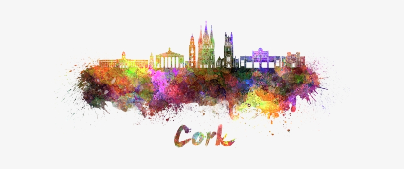 Bleed Area May Not Be Visible - Cork Skyline Art, transparent png #567490