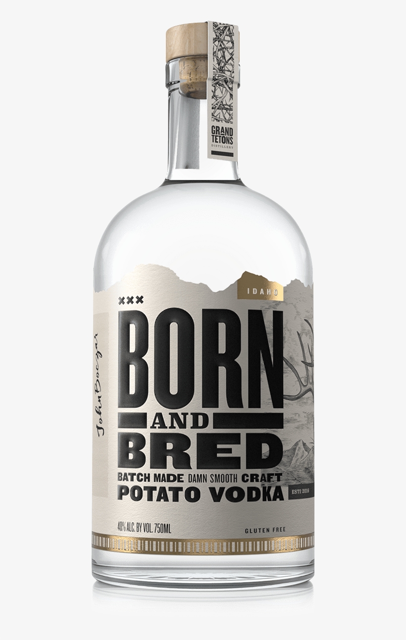 Born And Bred Vodka Was Released In 2016 And Is Now - Born And Bred Craft Potato Vodka 750ml, transparent png #567533