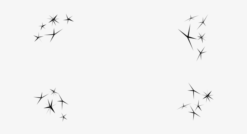 Clip Art Stock Black Clip Art At Clker Com Vector - Sparkle Clipart Black And White, transparent png #567625