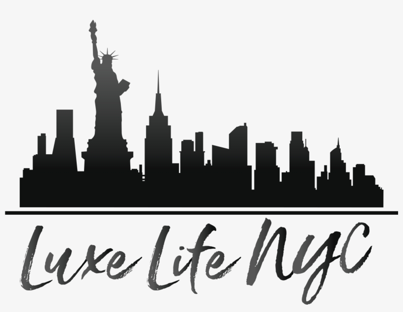 Luxe Life Nyc - Big Apple New York City Skyline City Silhouette Vinyl, transparent png #567644