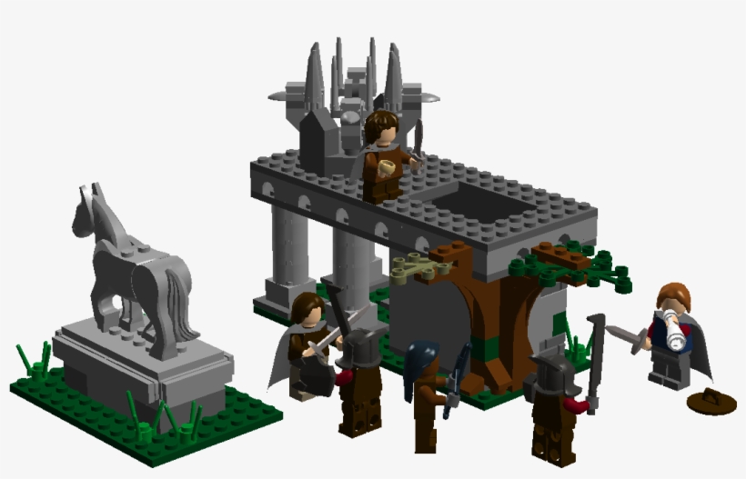 Lego Lotr Custom Amon Hen 133 Kb - Amon Hen, transparent png #567733