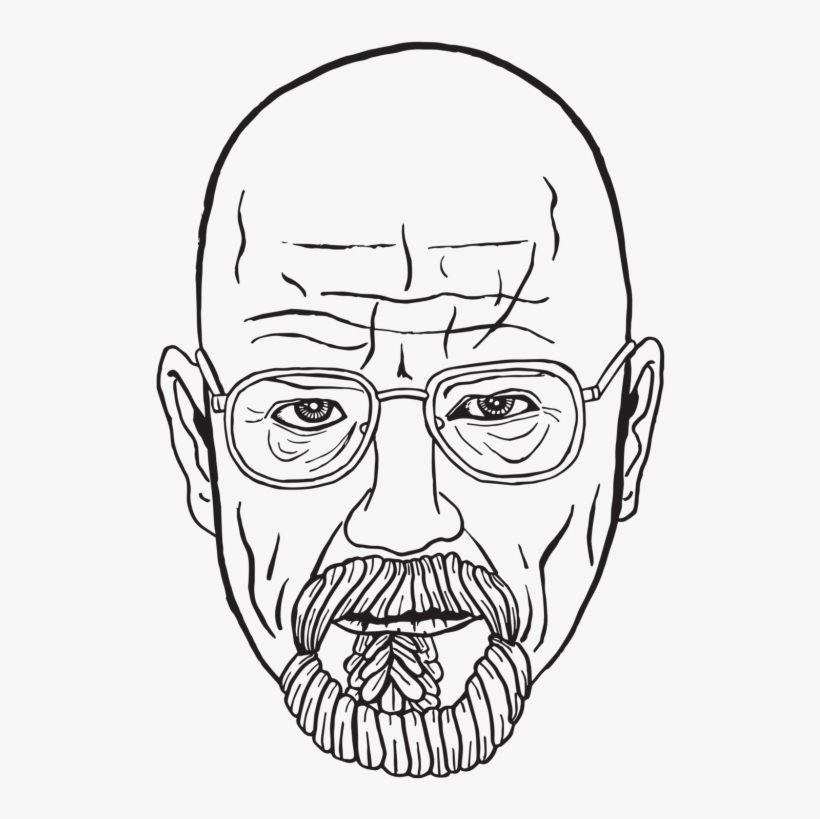 This Ode To Amc Breaking Bad's Walter White Started - Sketch, transparent png #568187