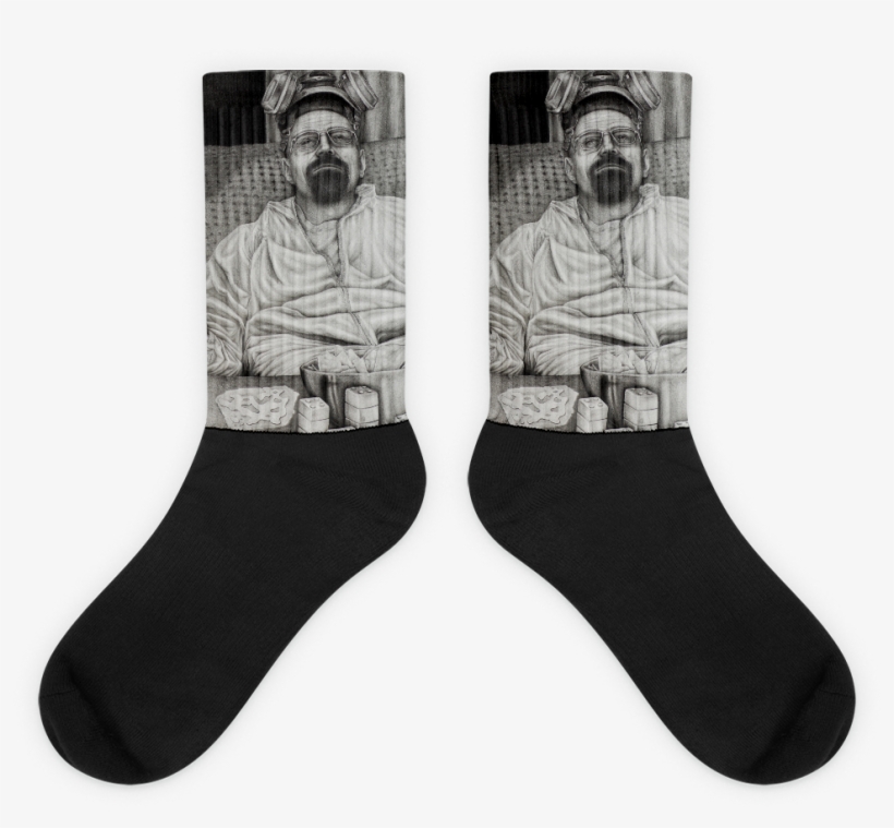 Breaking Slabs Walter White Socks - Sock, transparent png #568435