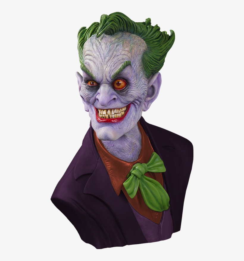 The Joker Standard Edition Bust Dc Collectibles Life - Rick Baker Bust Dc, transparent png #568481