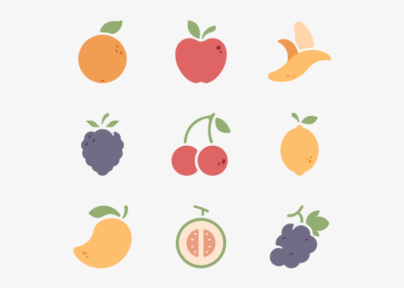 Fruits And Vegetables Icons - Fruit Icon Png, transparent png #568534