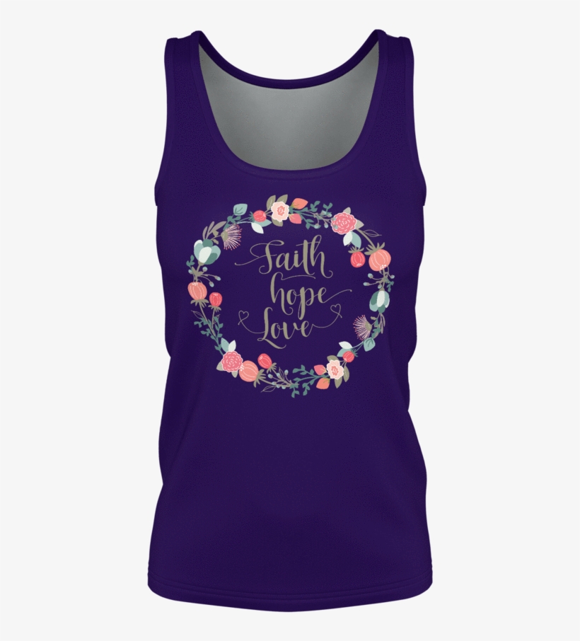 Faith Hope Love Tank - Active Tank, transparent png #568553