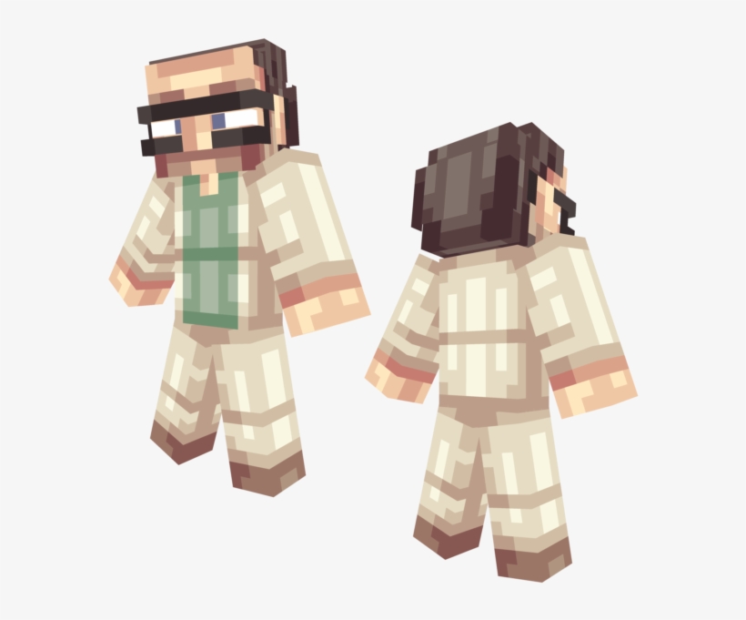 Lbnocpng - Minecraft Breaking Bad Skin, transparent png #569290