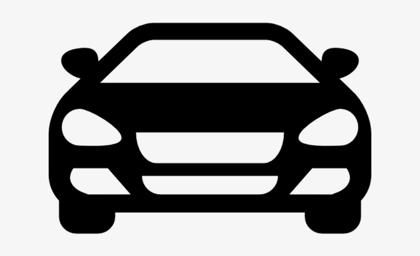 Sedan Car Front - Car Front Icon Png, transparent png #569357