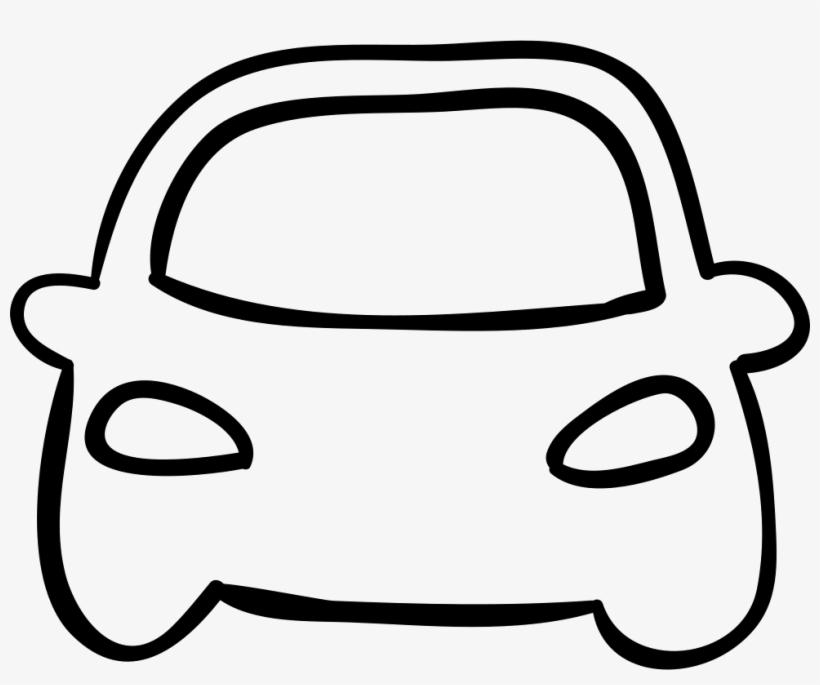 Car Front Outline - Car Outline Png, transparent png #569430