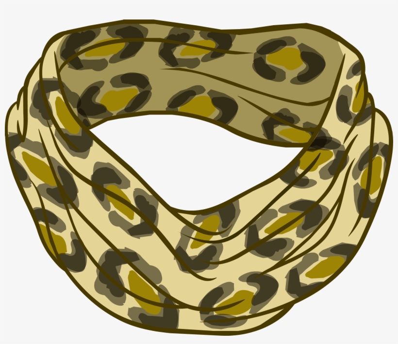 Leopard Print Scarf Icon - Scarf, transparent png #569481