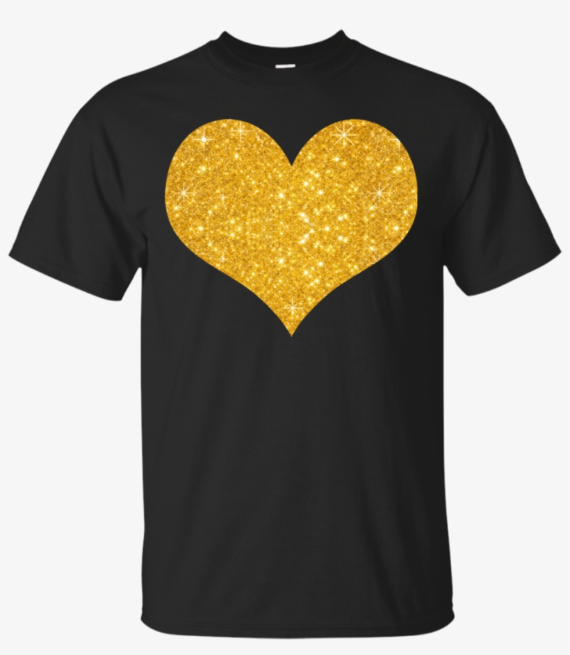 Gold Glitter Heart - Witches Ride A Horse, transparent png #569507
