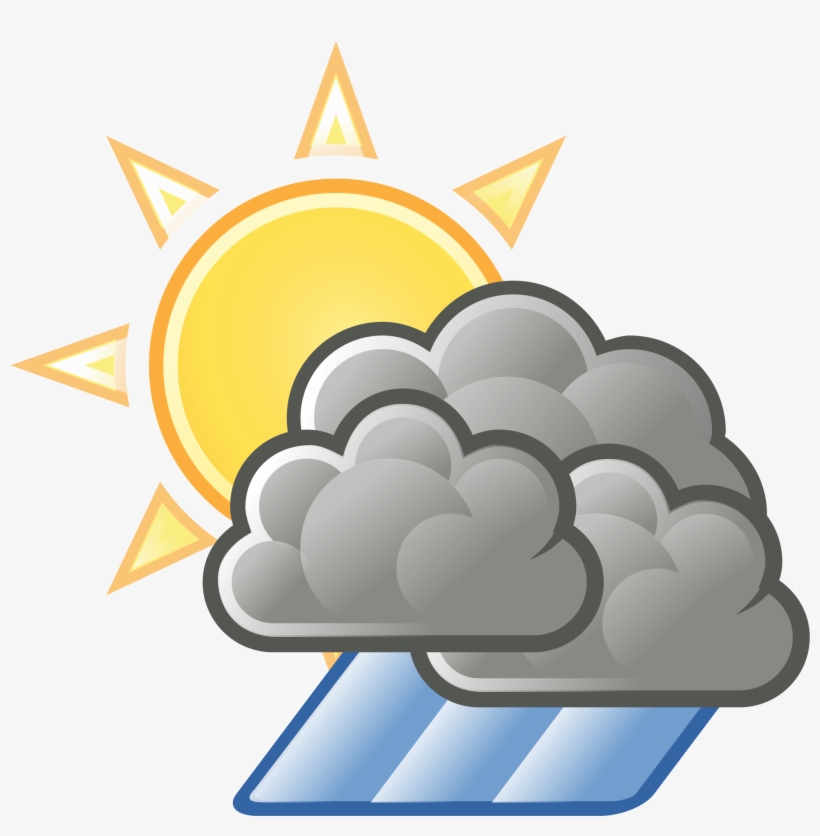 Weather Sun Clouds Hard Shower - Weather And Climate Introduction, transparent png #569571
