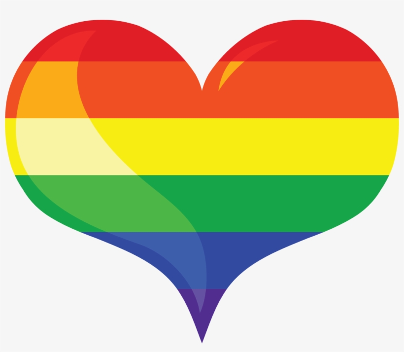 Images For Equal Symbol Clip Art - Free Rainbow Heart Clip Art, transparent png #569870