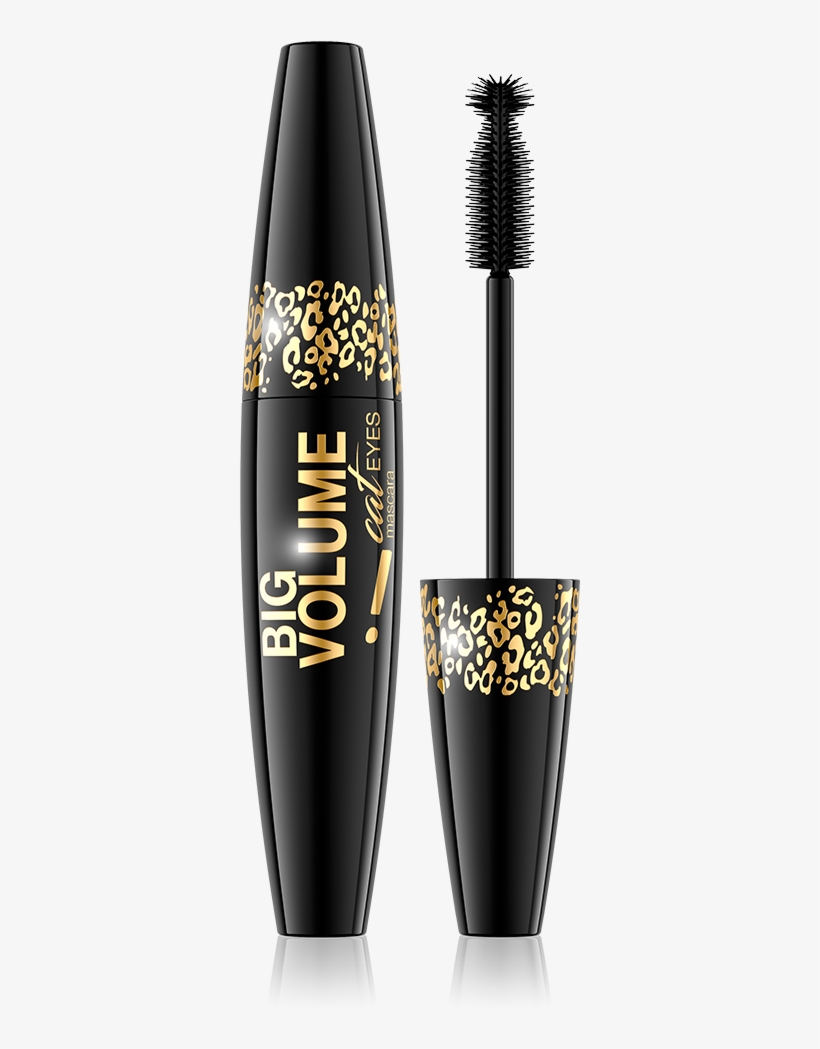 Big Volume Cat Eyes Mascara - Eveline Cosmetics Big Volume Cat Eyes, transparent png #5600181