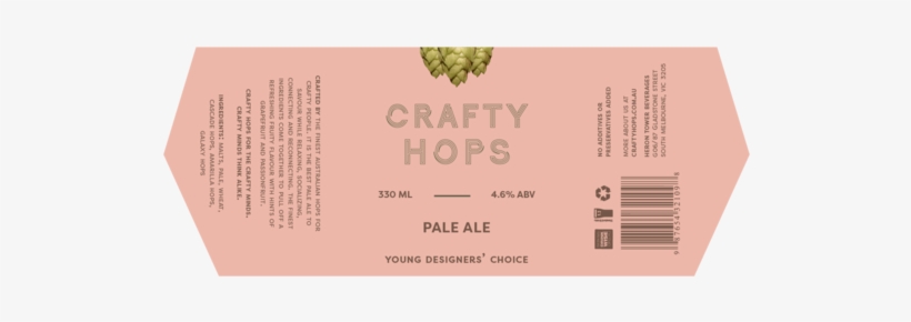 Crafty Hops Label2, transparent png #5600345