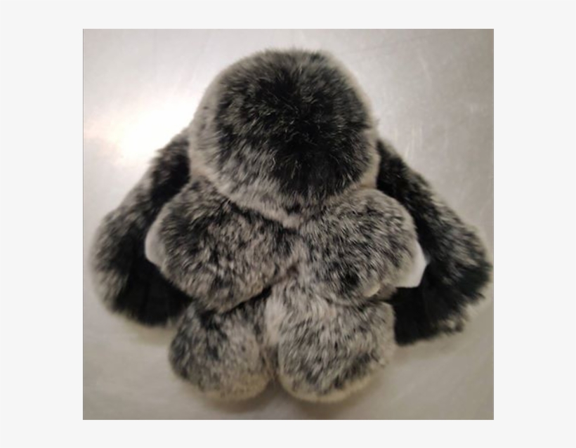 Rabbit Bag Chains Sold In Singapore Made Of Real Fur - Bunny Keychain Real Fur, transparent png #5601311