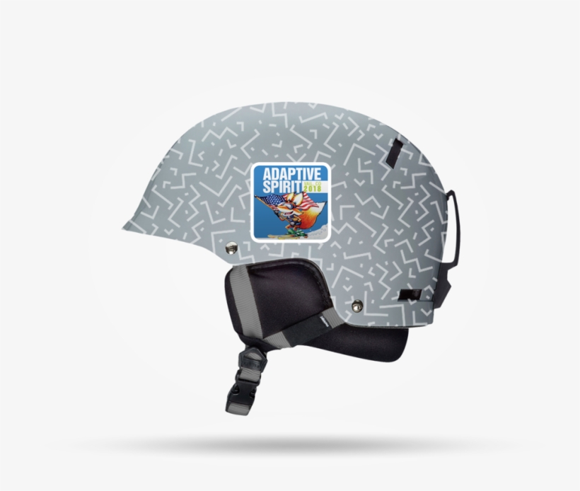 17 Ski 0342 Helmetsticker Sm - Hard Hat, transparent png #5601582