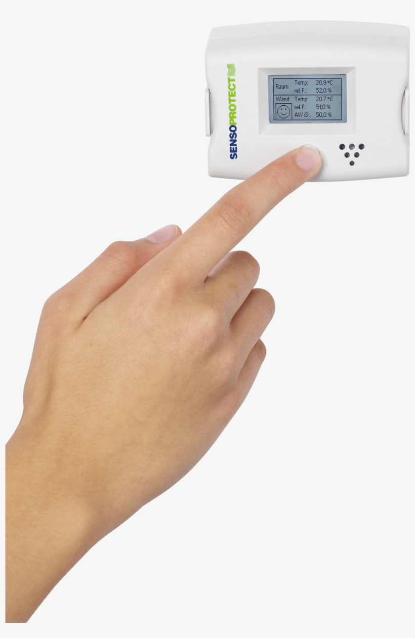 Sensoprotect Premium, Mold Warning System Sensorit - Hygrometer Sensorit Sensoprotect Premium 10 % Rh 100, transparent png #5602184
