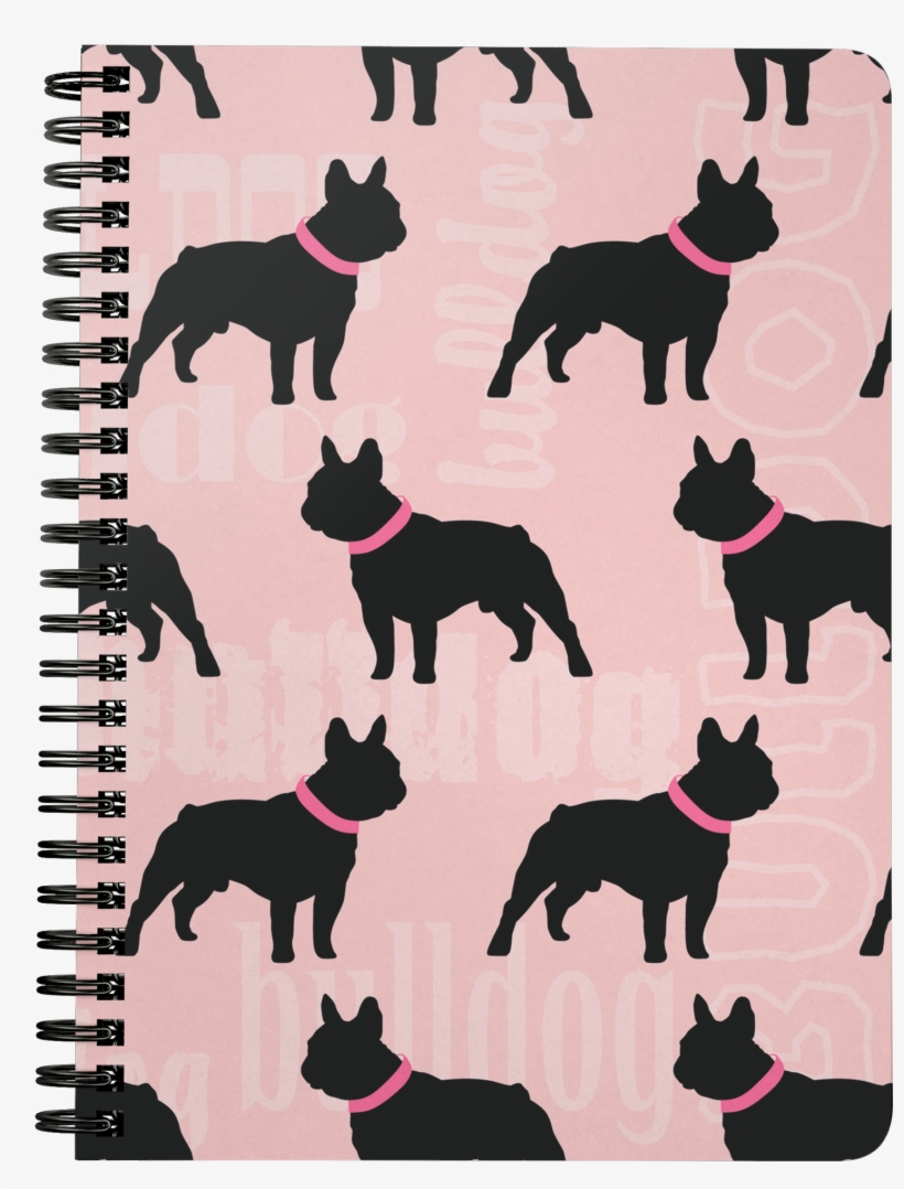 French Bulldog Spiralbound Notebook - French Bulldog, transparent png #5602243
