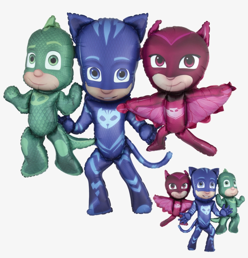 Awk Pjmask , Metalizado - Pj Masks Airwalker Balloon, transparent png #5602606
