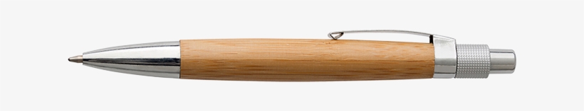 Bamboo Ballpoint Pen With Metal Clip - Ammunition, transparent png #5602888