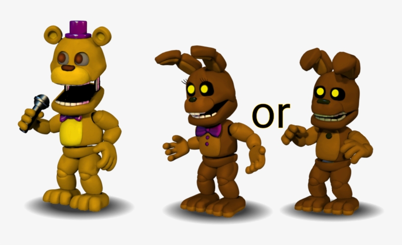 Editfnaf - Spring Bonnie Fnaf 4 Minigame, transparent png #5602939. 