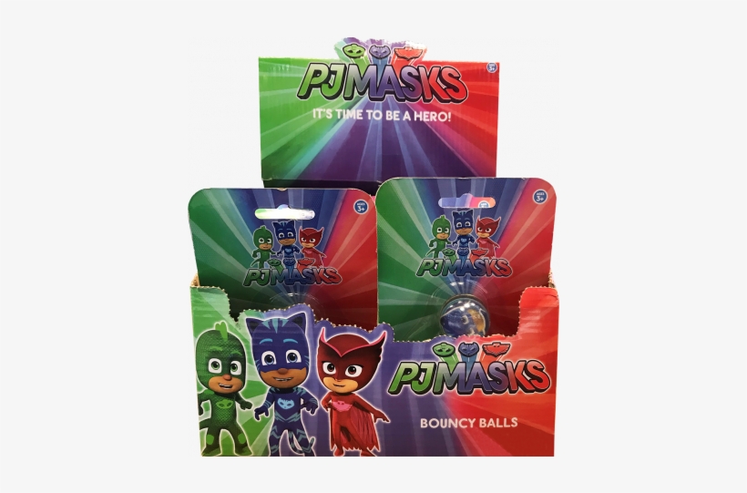 Pj Masks 3 Pack Bouncy Balls - Pj Masks-disney Junior Pj Masks 'into, transparent png #5602941