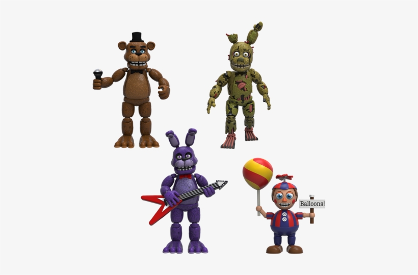Tinflyphy Funko Five Nights At Freddy's 4 Figure Pack, transparent png #5603458