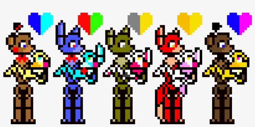 Fnaf Otps - By - Wolfa794 - Art, transparent png #5603511