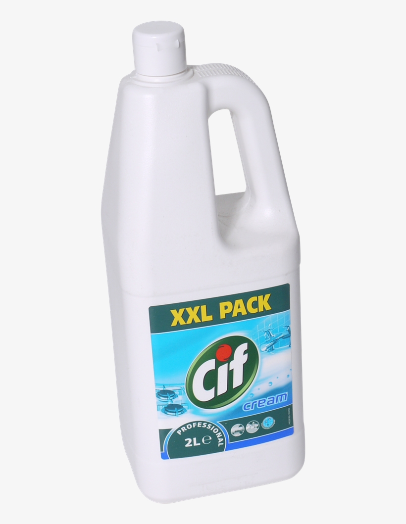 Cif Cream Cleaner - Diversey 7508034 Cleaner - Professional 2 Litre, Cream, transparent png #5603765