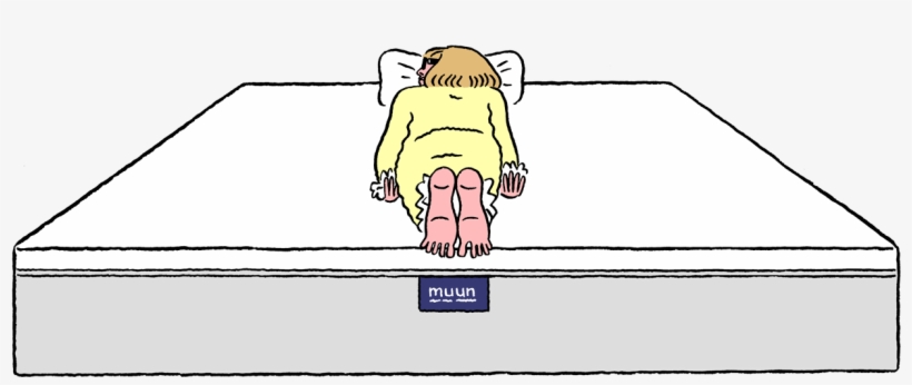 What Your Sleeping Position Says About Your Body - Cartoon, transparent png #5604342