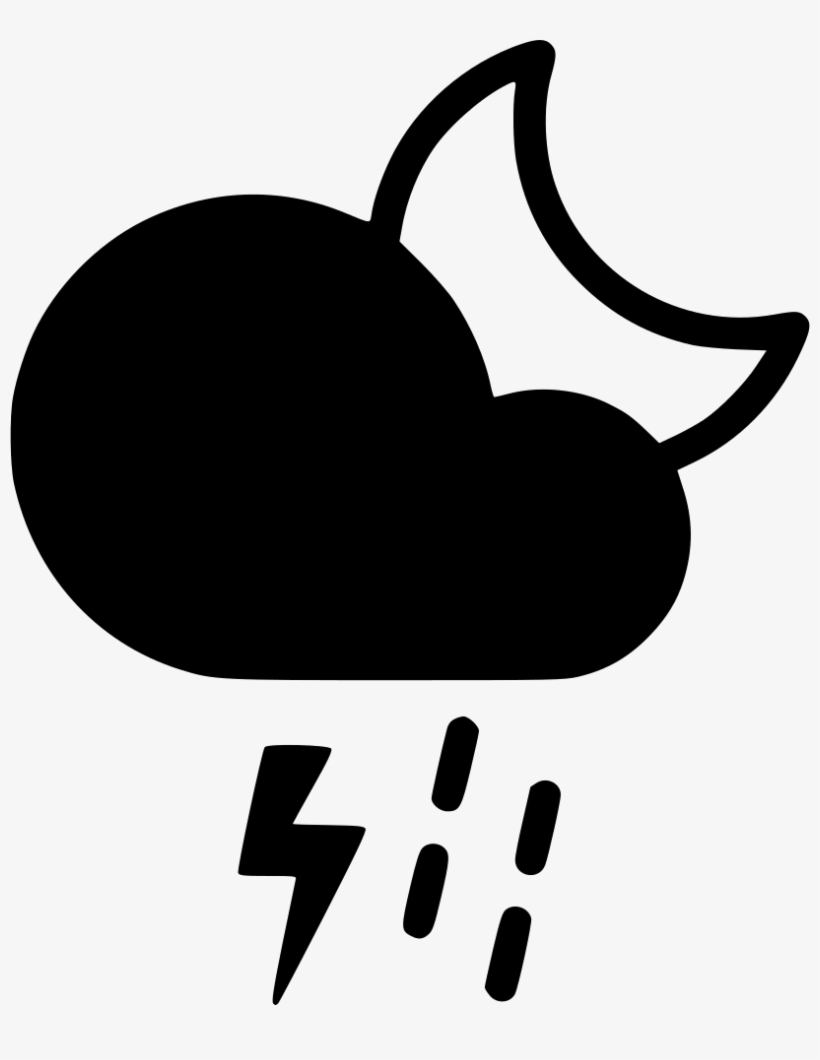 Png File Svg - Thunderstorm, transparent png #5604787