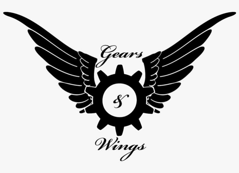 Graphic Download Gear Png Gears Wings Handmade Svg - Gear With Wings Png, transparent png #5605180