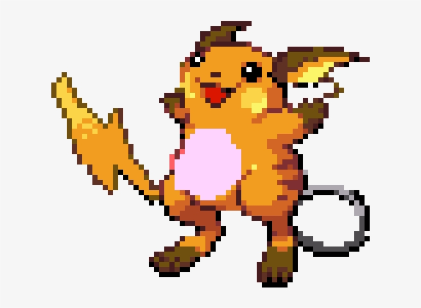 Raichu - Pixel Raichu, transparent png #5605550
