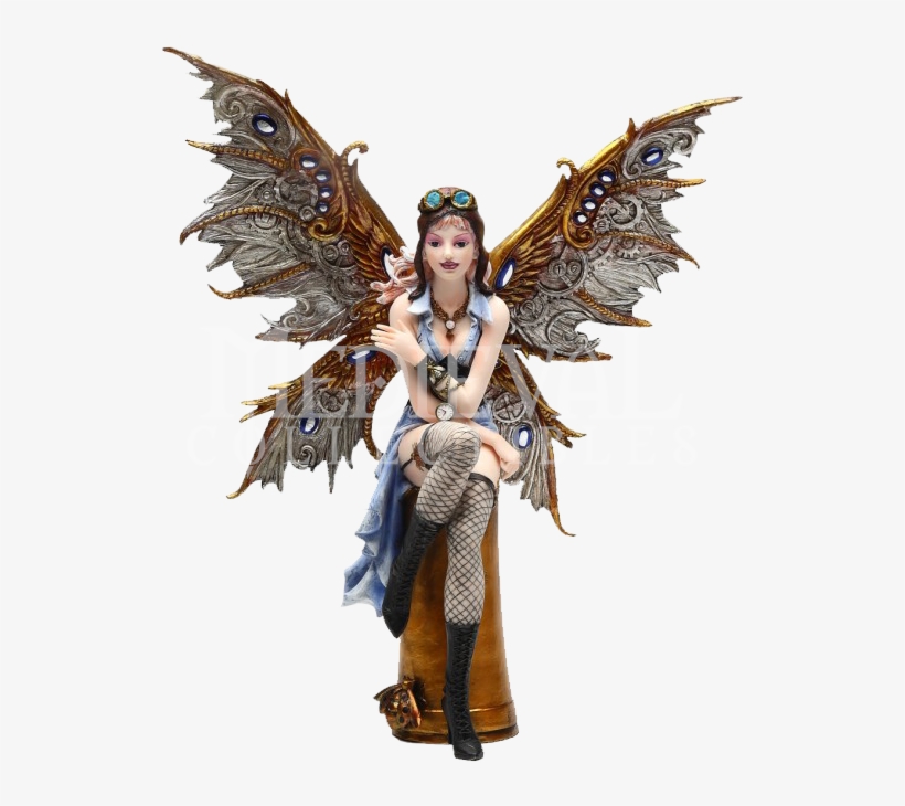 Naomi Steampunk Fairy Statue - Naomi Steampunk Fairy Figurine, transparent png #5605883