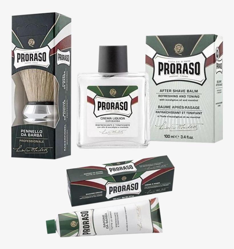 Proraso Eucalyptus Shaving Set - Proraso Proraso Aftershave Balm/3.4 Oz., transparent png #5606435