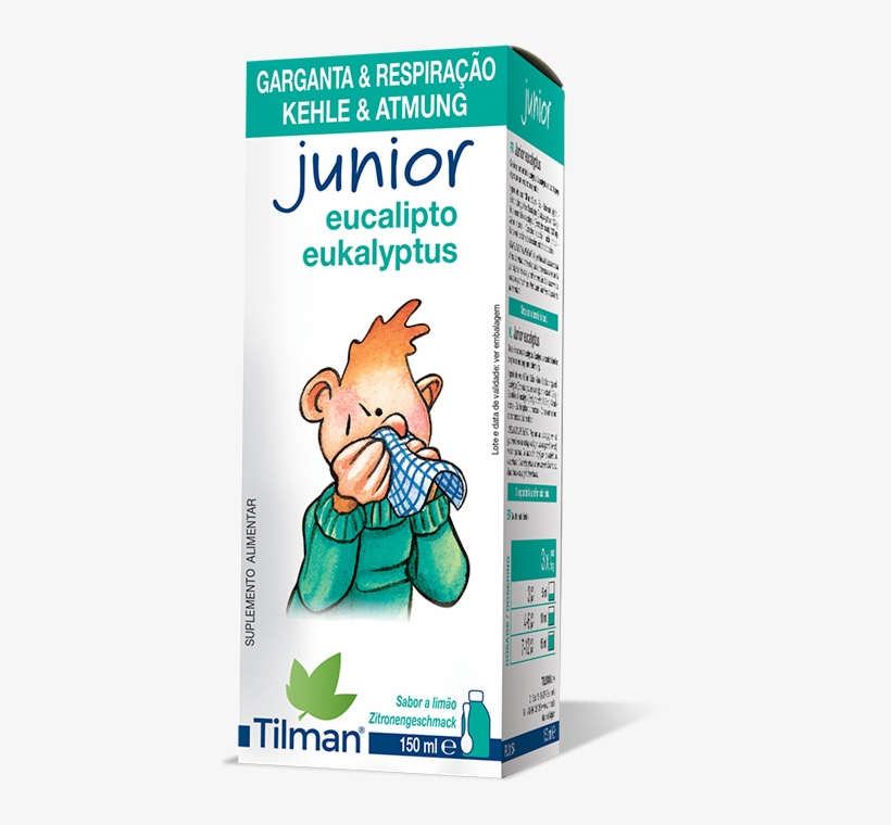 Throat And Breath - Tilman Junior Eucalyptus Sirop 150 Ml, transparent png #5606747