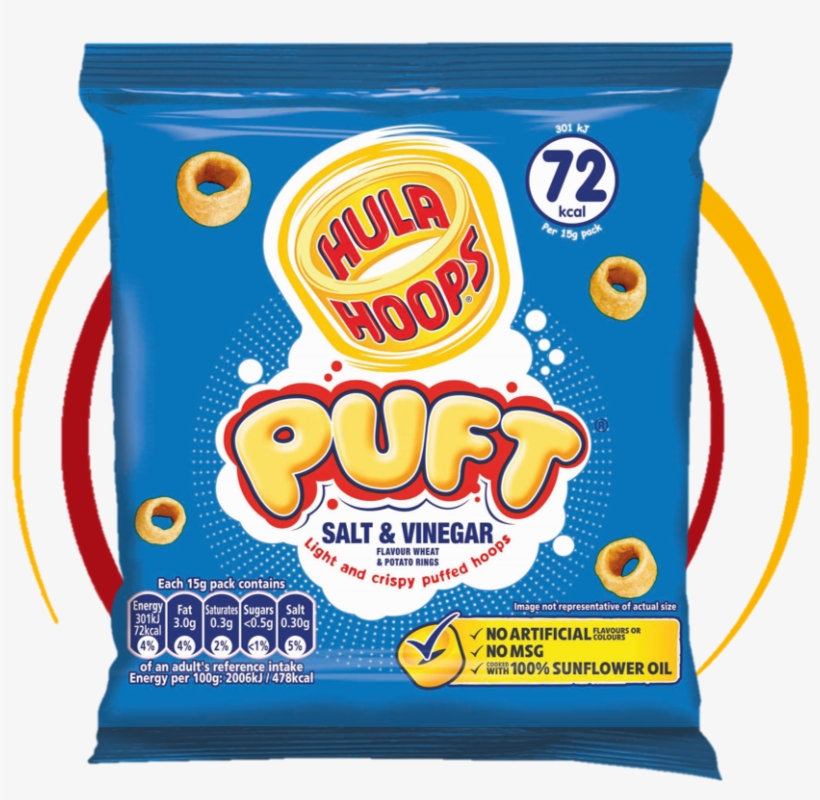 The Great Tang Of Salt & Vinegar Flavour Remains As - Hula Hoop Puft Salt And Vinegar, transparent png #5606816