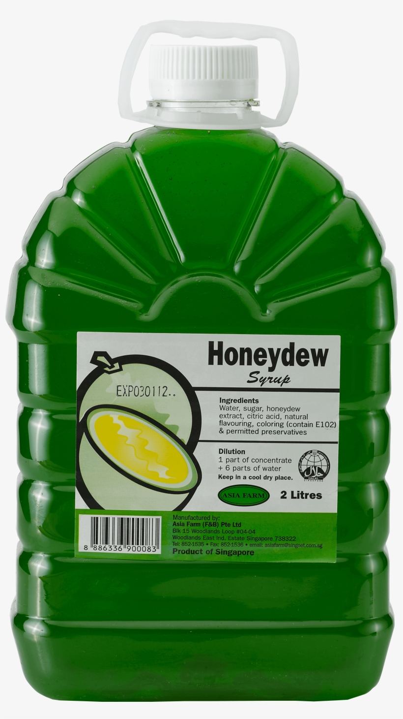 Honeydew Syrup - Plastic Bottle, transparent png #5607192