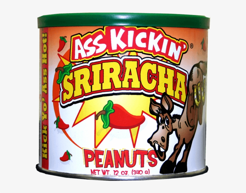 Ass Kickin' Sriracha Peanuts - Ass Kickin Sriracha Peanuts, 12oz., transparent png #5607245