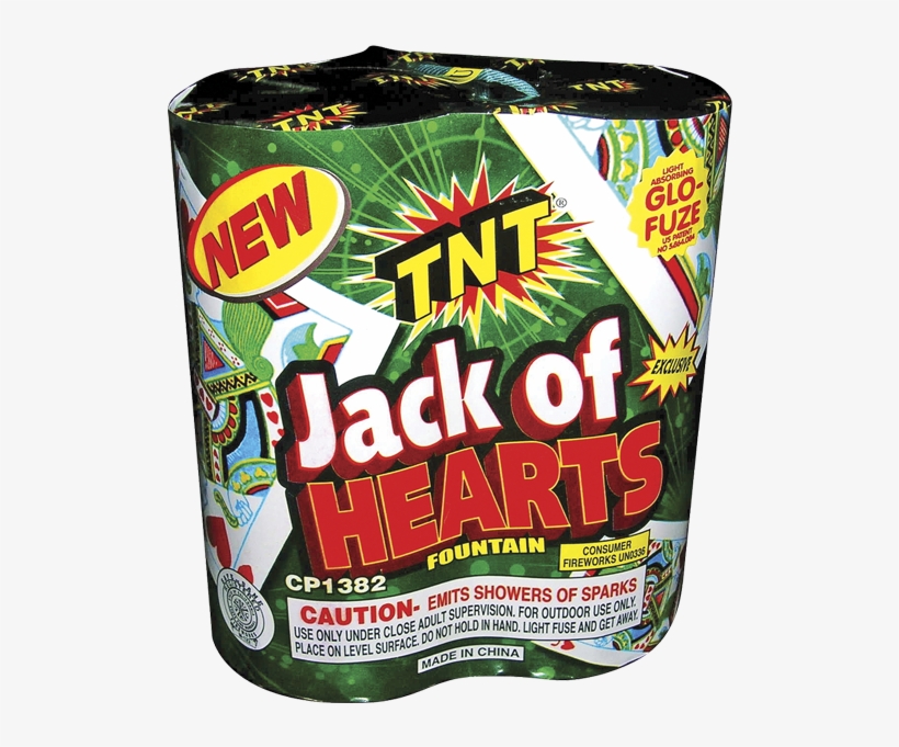 Jack Of Hearts By Tnt, Fountain, No Duration - Tnt Pop Its, transparent png #5607690
