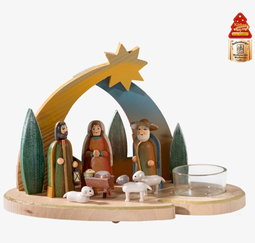 Tealight Candle Holder "birth Of Christ" - Tealight, transparent png #5607974