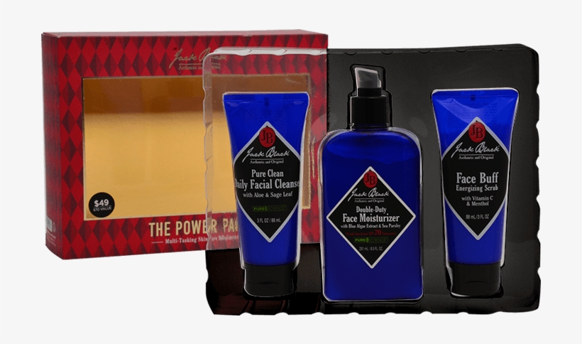 Cosmetic Packaging And Box - Jack Black The Power Pack, transparent png #5609205