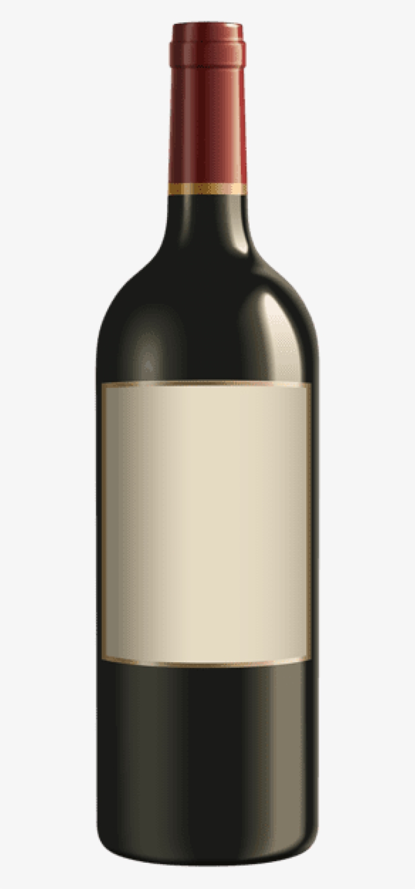 Bottle Of Red Wine Transparent Png - Portable Network Graphics, transparent png #5610154