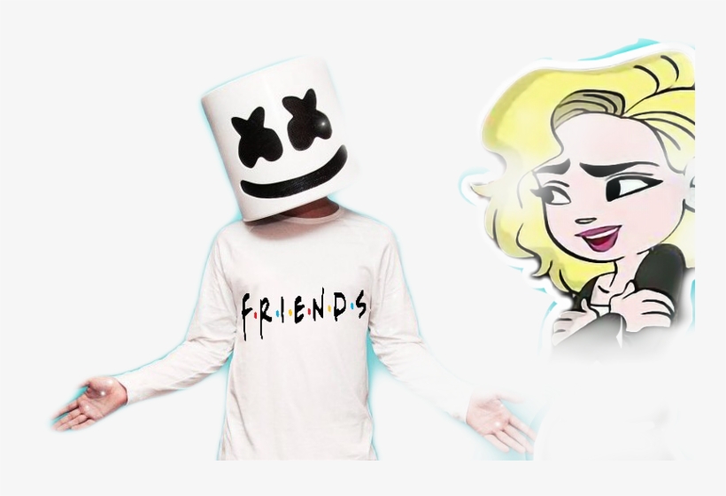 Friends Marshmello Anne Marie Drawing, transparent png #5611510