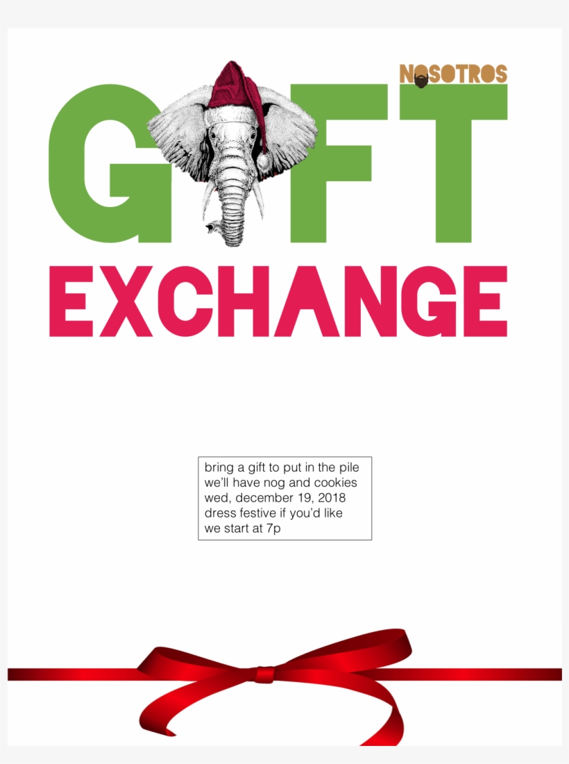 You're Gonna 😍 Our White Elephant Gift Exchange, transparent png #5611914
